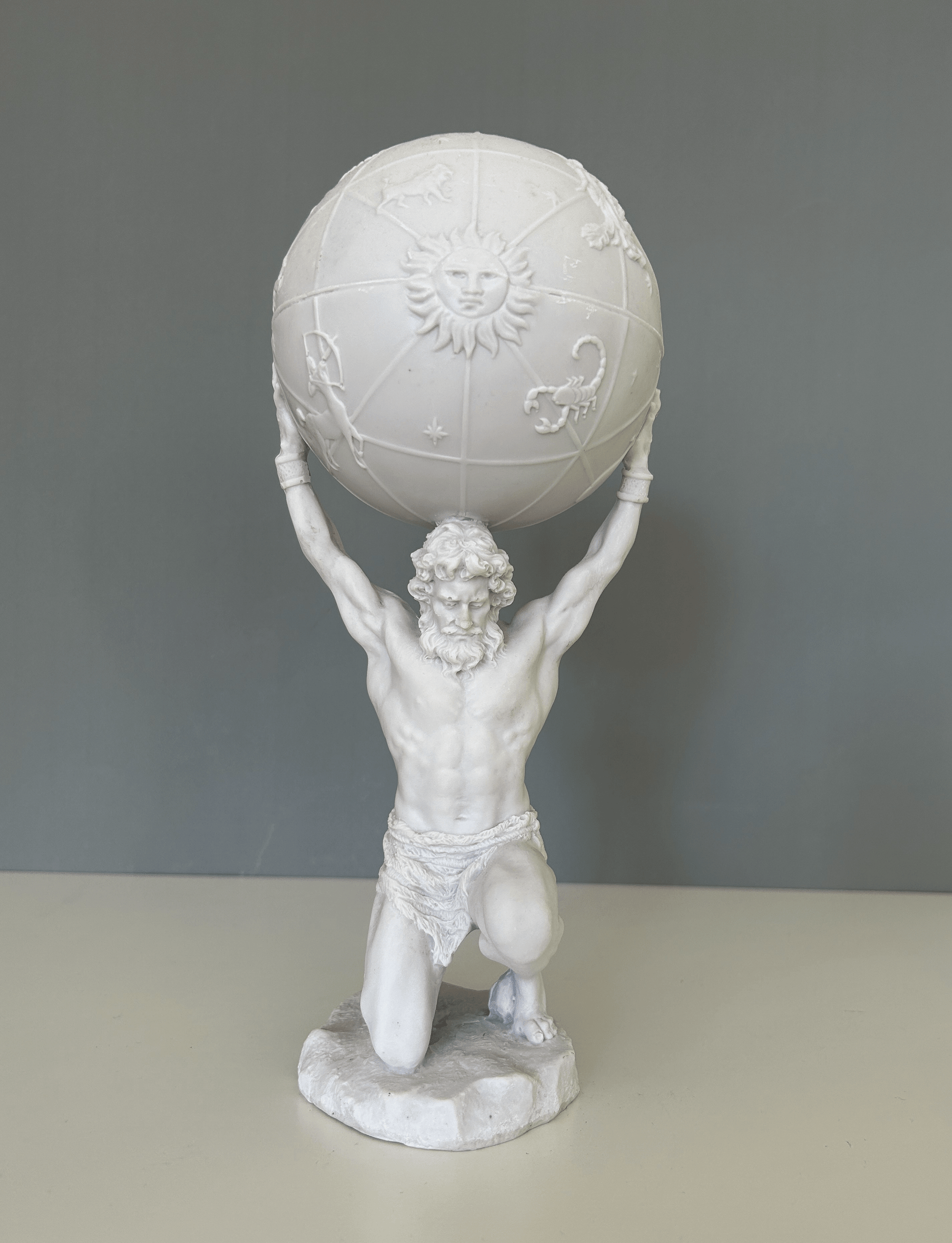 Titan Atlas Bust Statue, 32 cm / 12 – LIVADO HOME