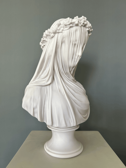 Veiled Lady Bust Statue, 36 cm / 14", Virgin Mary